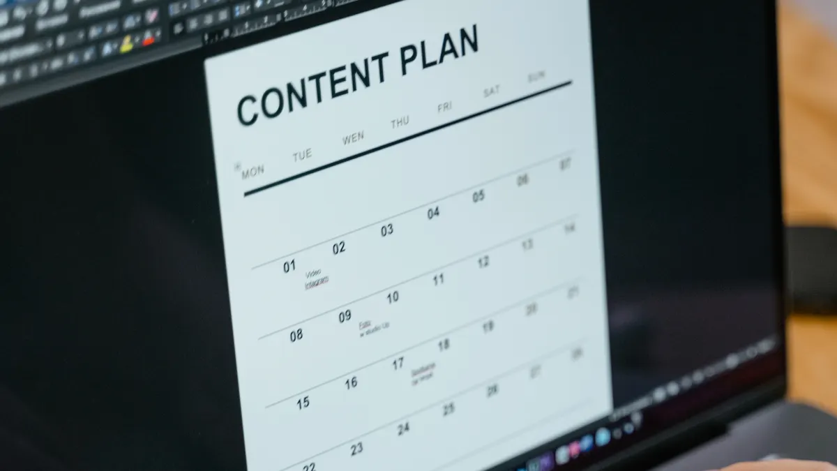 How to build an AI-assisted SEO content calendar How to build an AI-assisted SEO content calendar — Person Doing a Content Plan